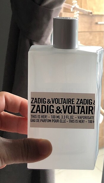 Zadig & Voltaire boş şişesi