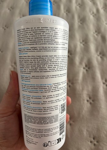 Bioderma Atoderm Créme Ultra 500ml Nemlendirici - Görsel 4