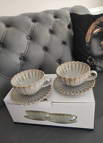 Beden gri Renk Fiore Çay Fincanı