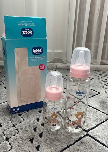Wee Baby Pembe 125+250 ml PP Biberon Seti - Görsel 5
