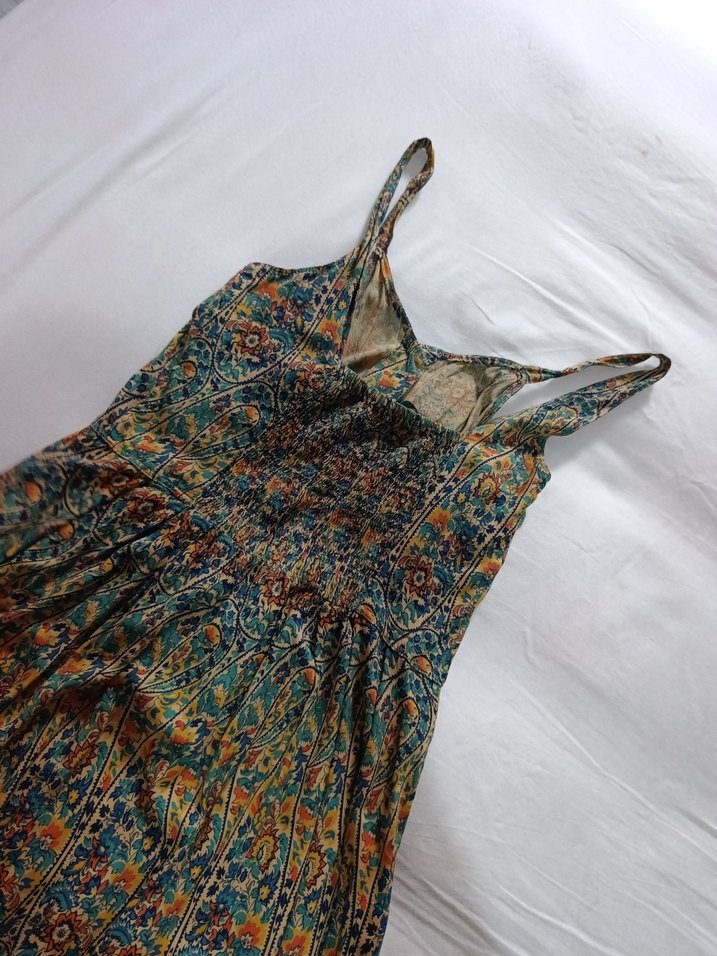 LOS BANDİTO Bohem Çok Renkli Uzun Askılı Elbisesi - Görsel 3