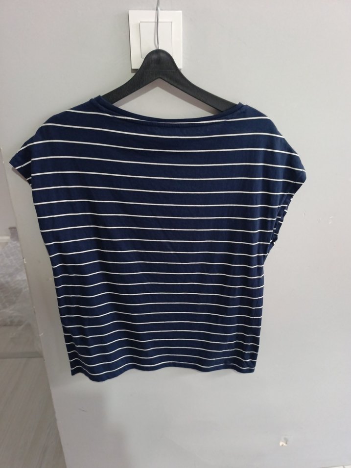 MAVİ Lacivert Çizgili Tişört - Görsel 2