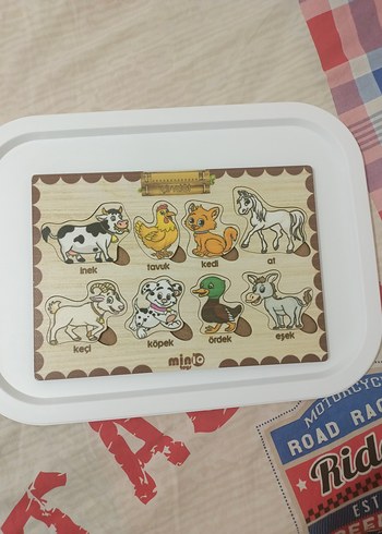 Eğitici Ahşap Puzzle - bul tak - Görsel 3