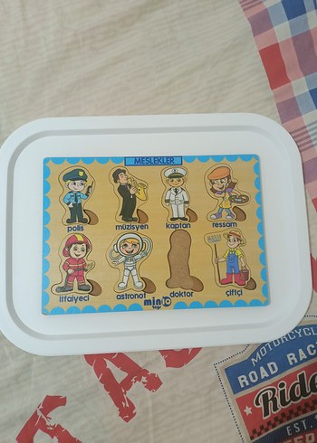 Eğitici Ahşap Puzzle - bul tak - Görsel 2