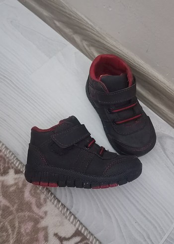 Koyu Kırmızı Erkek Bebek İlk Adım Ayakkabısı - Görsel 2