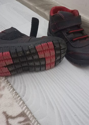 Koyu Kırmızı Erkek Bebek İlk Adım Ayakkabısı - Görsel 3