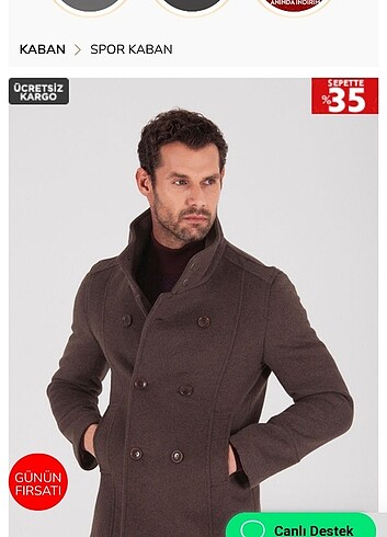 Erkek yün kaban - Görsel 7