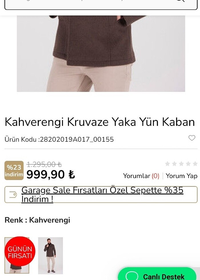 Erkek yün kaban - Görsel 5