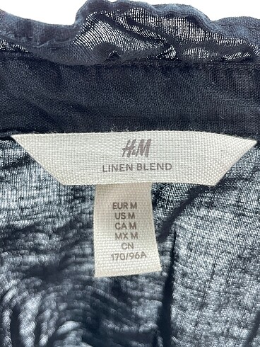 m Beden siyah Renk H&M Gömlek %70 İndirimli.