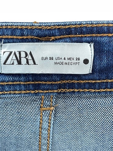 36 Beden mavi Renk Zara Jean / Kot %70 İndirimli.