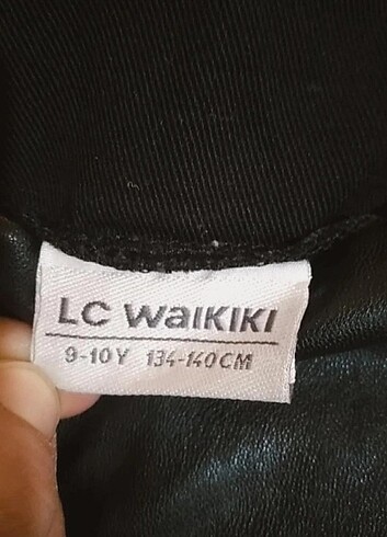 10 Yaş Beden Deri elbise
