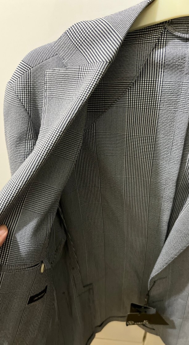 Gri Düğmeli Erkek Takım Ceketi - Görsel 2