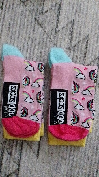 2 çift unicorn çorap 