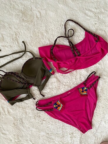 36 Beden İkili bikini takımı