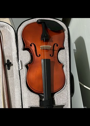 Kahverengi Keman ve Yay Seti - Görsel 2