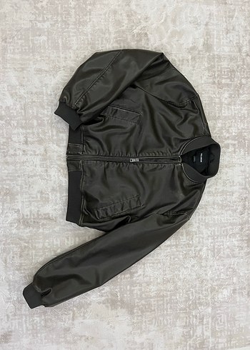 Deri Bomber Ceket - Görsel 2