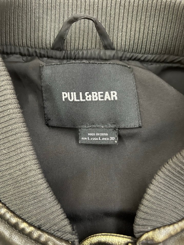 Deri Bomber Ceket - Görsel 4