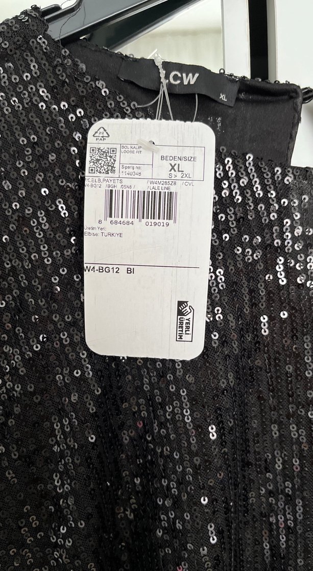 Siyah Uzun Kollu Drapeli Midi Abiye Elbise - Görsel 4