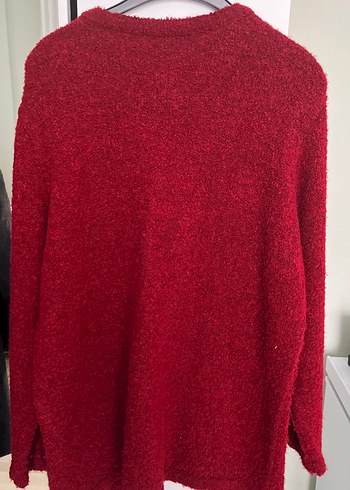 Kırmızı Triko Kadın Hırka - Görsel 6