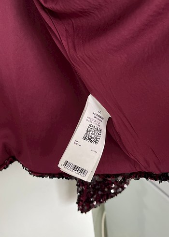 Bordo Payetli Kadın Ceket - Görsel 7