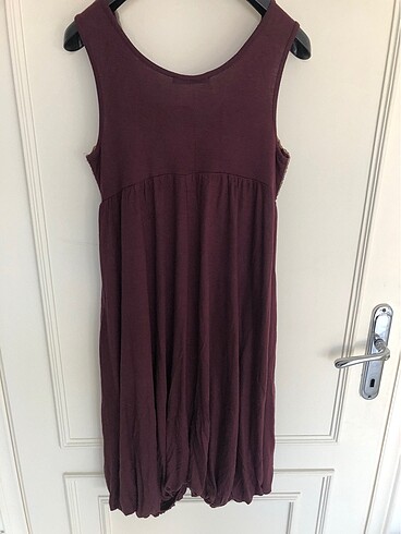 xs Beden bordo Renk Park Bravo Elbise