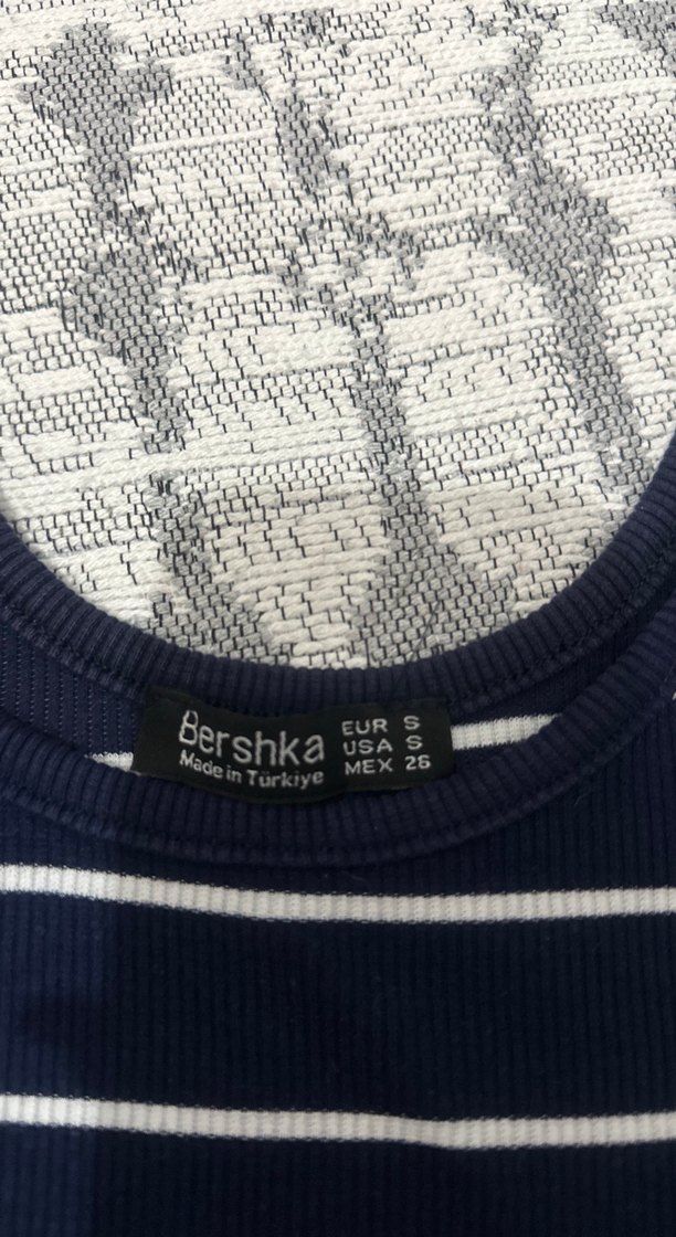 Spor Lacivert Çizgili Atlet - Görsel 2