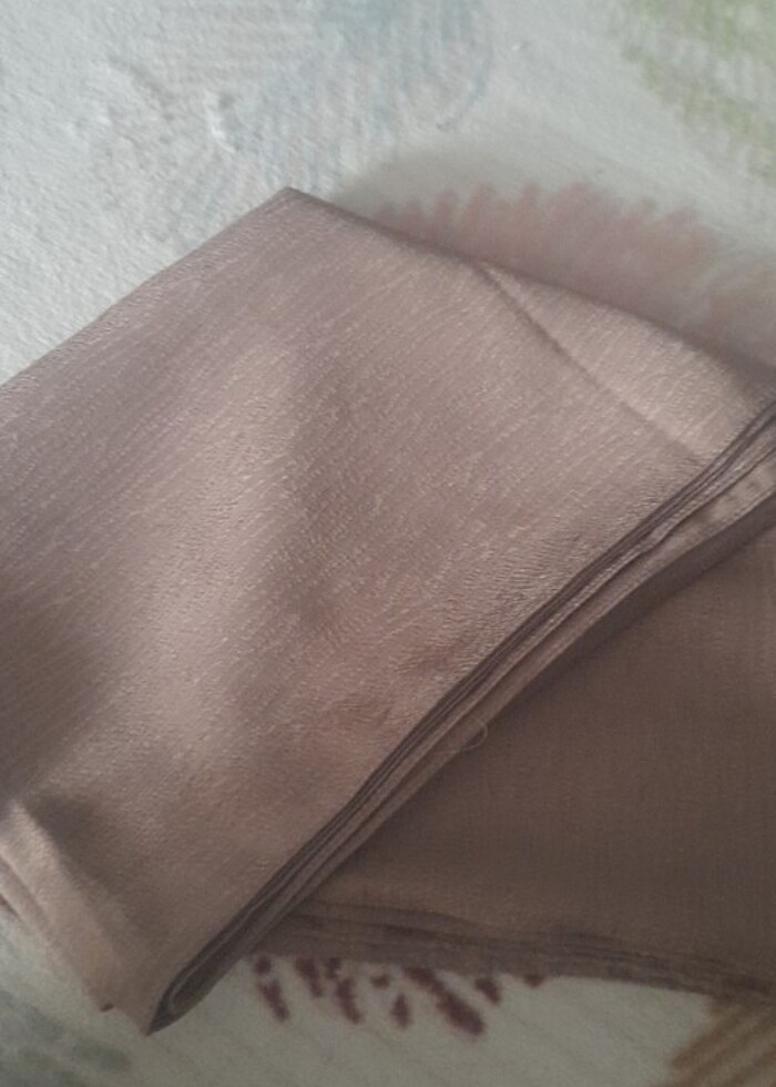 Vizon renk kendinden desenli şal - Görsel 3