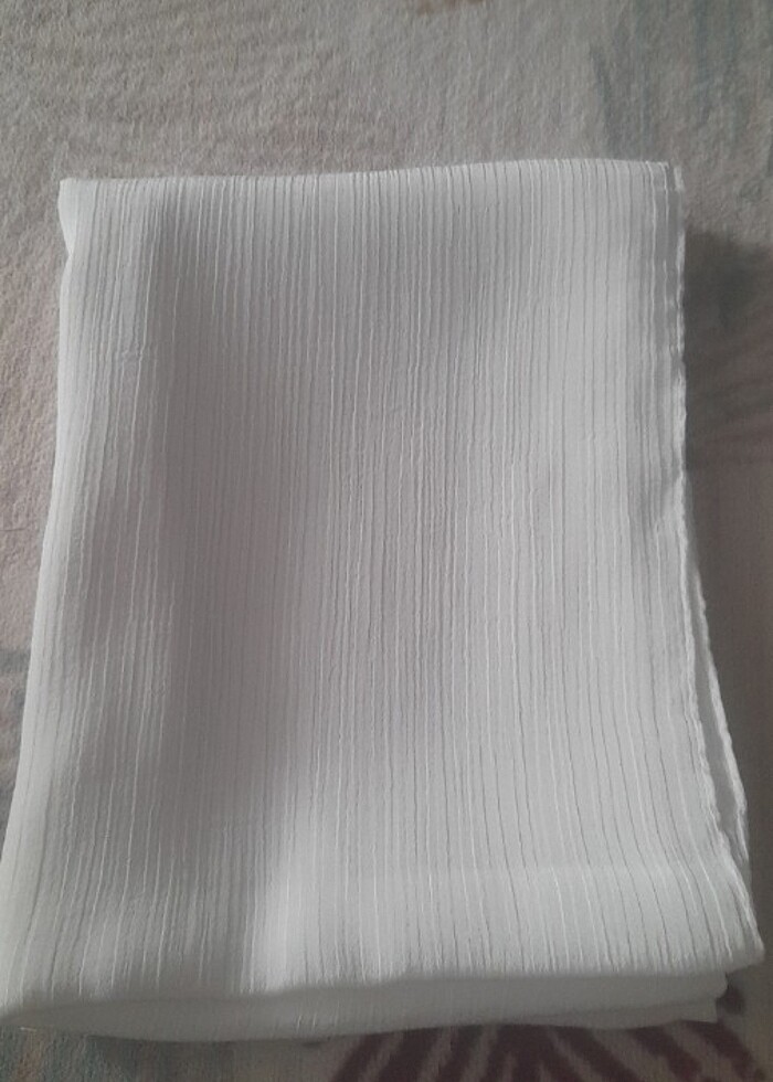 Çizgi desenli şal - Görsel 2