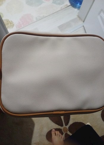 Benetton Bej Deri Kadın Bel Çantası - Görsel 4