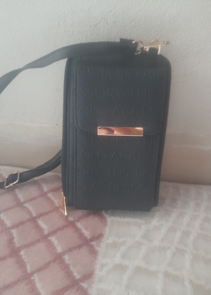 Kadın çapraz çanta siyah - Görsel 4