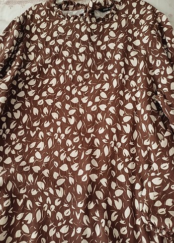 Lc waikiki Kahverengi Baskılı elbise - Görsel 3
