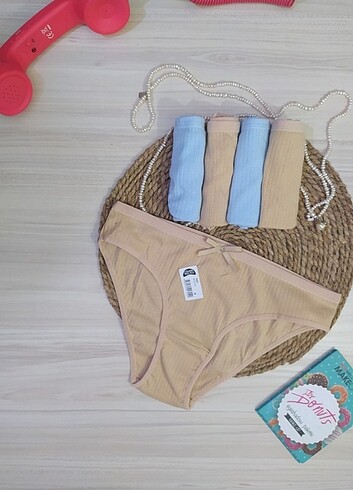 l Beden Ten rengi Pamuklu likralı külot l xl