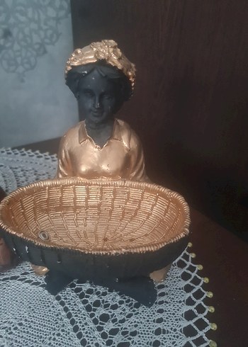 Kahverengi ve Altın Renkli Dekoratif Figürler - Görsel 2