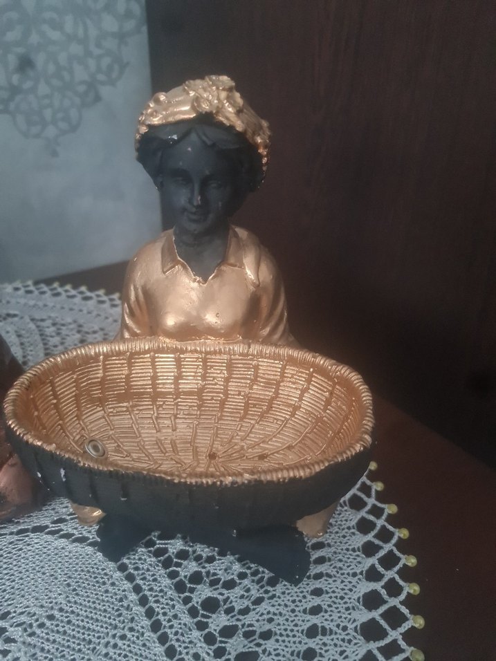 Kahverengi ve Altın Renkli Dekoratif Figürler - Görsel 2