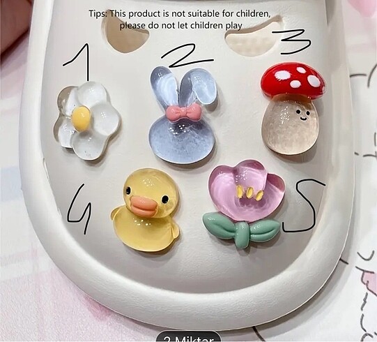 Beden crocs süsü