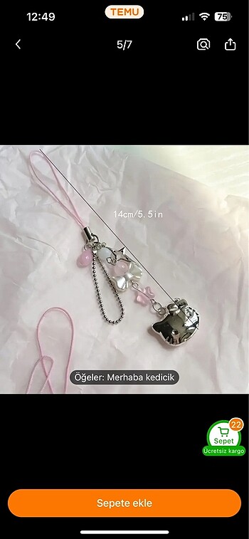hello kitty anahtarlık