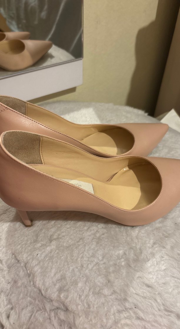 Bej Kadın Topuklu Ayakkabı - Görsel 4