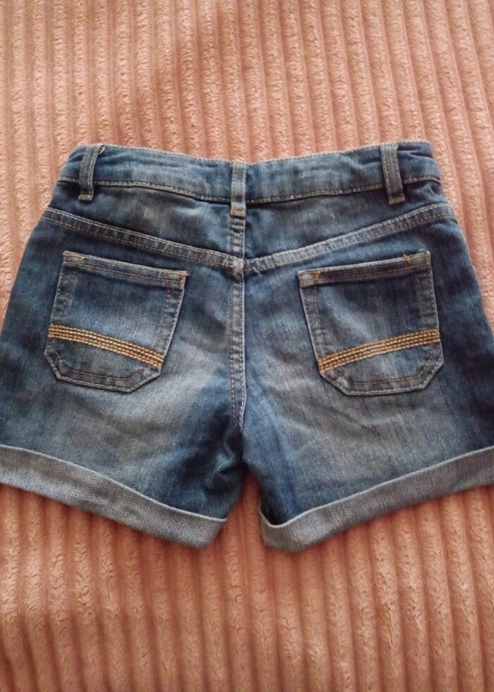 kız çocuk kot şort  - Görsel 2