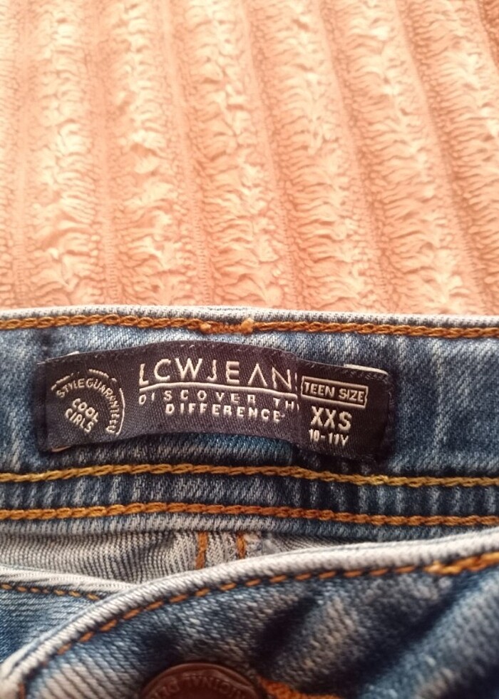 kız çocuk mini kot şort xxs - Görsel 2