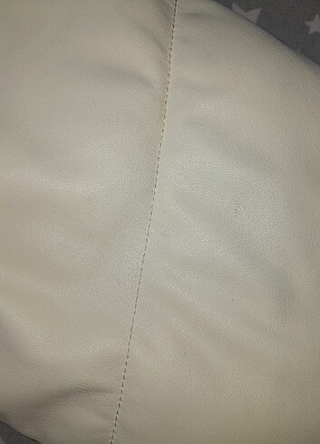 Defacto Ekru Deri şişme mont - Görsel 12