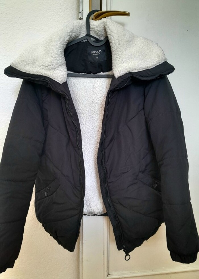 Defacto şişme içi kürklü mont - Görsel 2