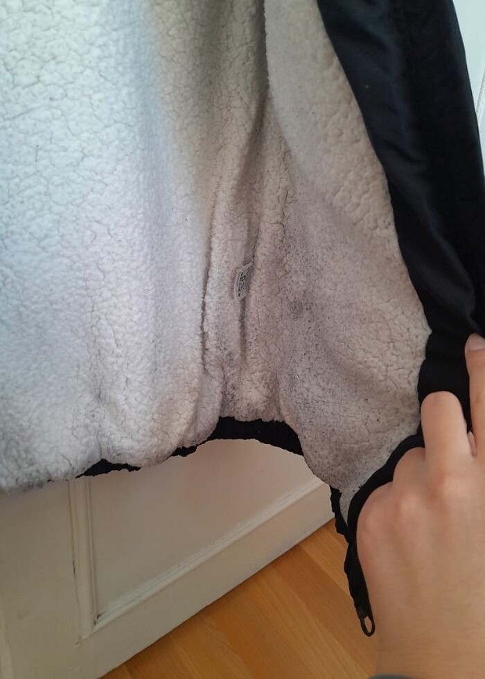 Defacto şişme içi kürklü mont - Görsel 4