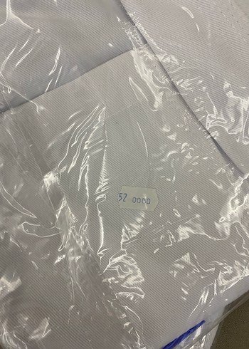 Beyaz kargo cepli iş pantolonu 52 Beden - Görsel 6