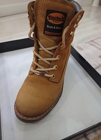 36 Beden camel Renk Dockers Bayan Nubuk Bot