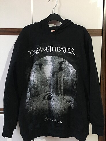 dream theater siyah sweatshirt