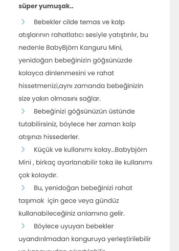 BabyBjörn bebek taşıyıcı anakucak kanguru - Görsel 8