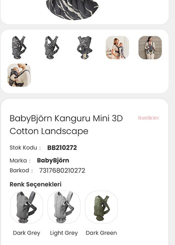 BabyBjörn bebek taşıyıcı anakucak kanguru - Görsel 5