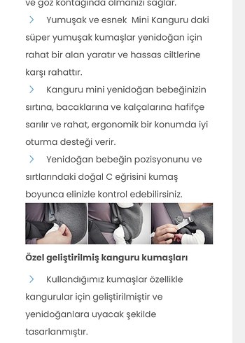 BabyBjörn bebek taşıyıcı anakucak kanguru - Görsel 10