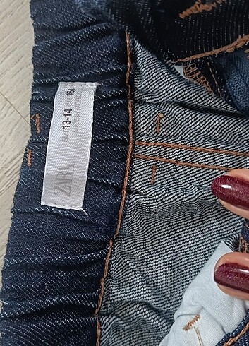 13-14 Yaş Beden Zara kot pantolon 12-14 yaş