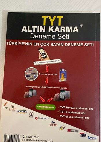 TYT Altın Karma 10 Deneme Seti - Görsel 2